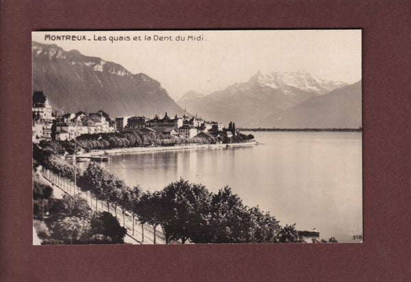 MONTREUX - Quai et Dents du midi