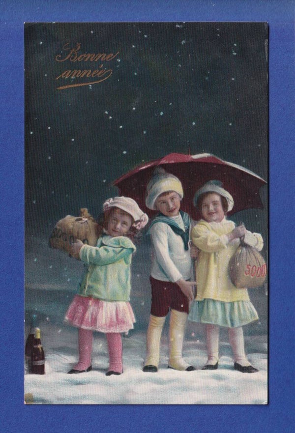 NOUVEL AN - Enfants - Fortune - 1914
