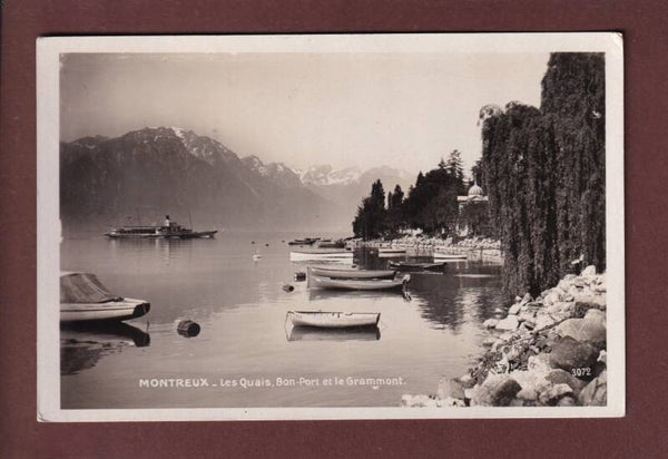 MONTREUX - Quai - Bon-Port - Grammont - 1931