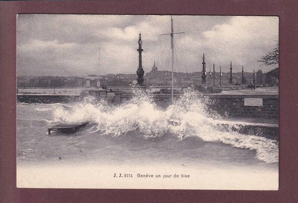 GENEVE - Un jour de Bise