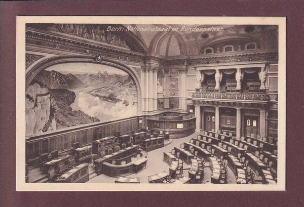 BERN - Bundespalast - Nationalratsaal