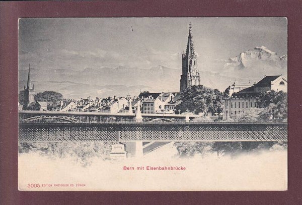 BERN - Eisenbahnbrücke