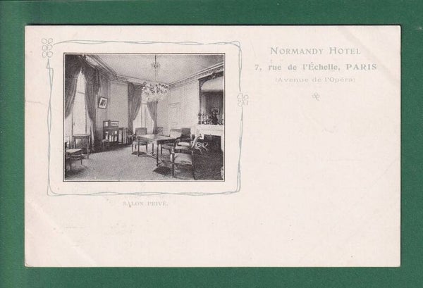 PARIS - Normandy Hotel - Salon privé