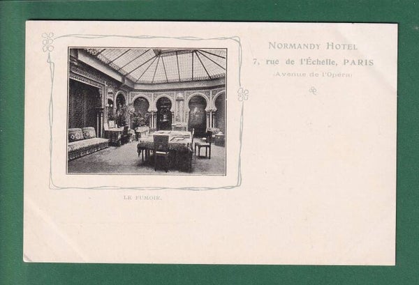 PARIS - Normandy Hotel - Fumoir