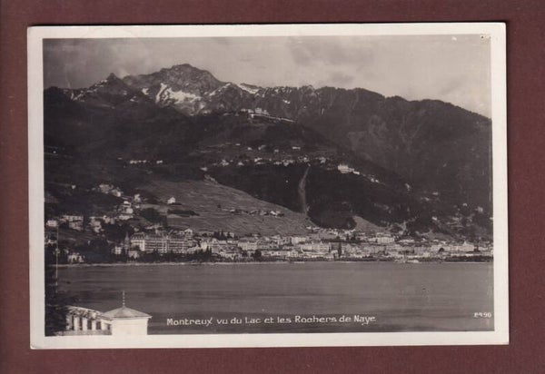 MONTREUX vu du lac - 1926