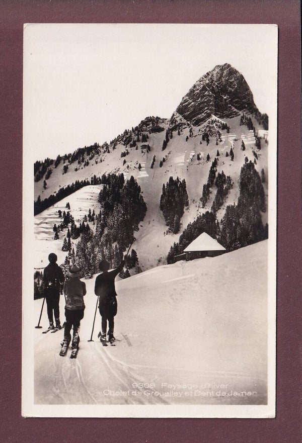 Chalet de GROSALLEY et DENT DE JAMAN - Skieurs