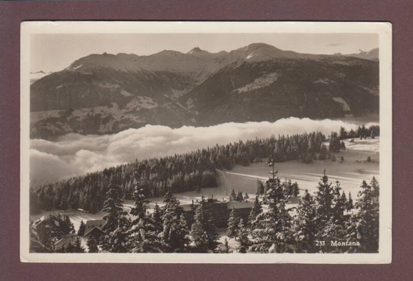 MONTANA - Neige et mer de brouillard - 1931