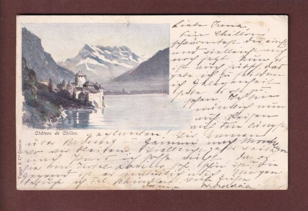 Château de CHILLON - Dents du Midi - 1900