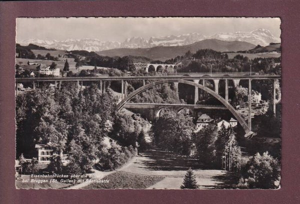 Bruggen EISENBAHNBRÜCKEN über die Sitter