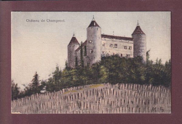 Château de CHAMPVENT // petit pli d'angle //