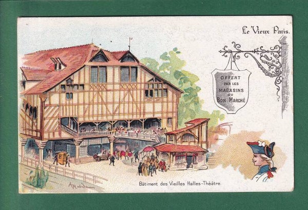 Vieux PARIS - Bâtiment des Vieilles Halles-Théâtre