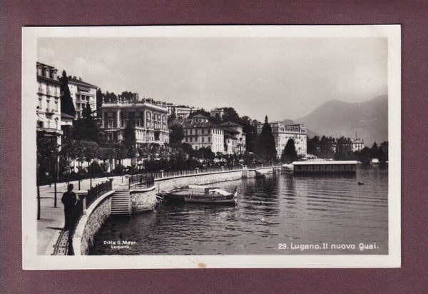 LUGANO - Il nuovo Quai - 1934