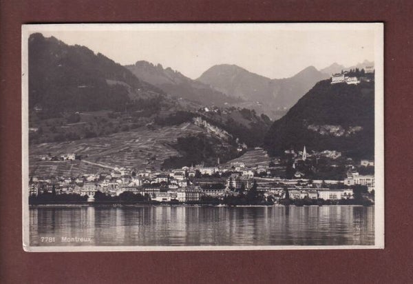 MONTREUX vu du lac - 1926