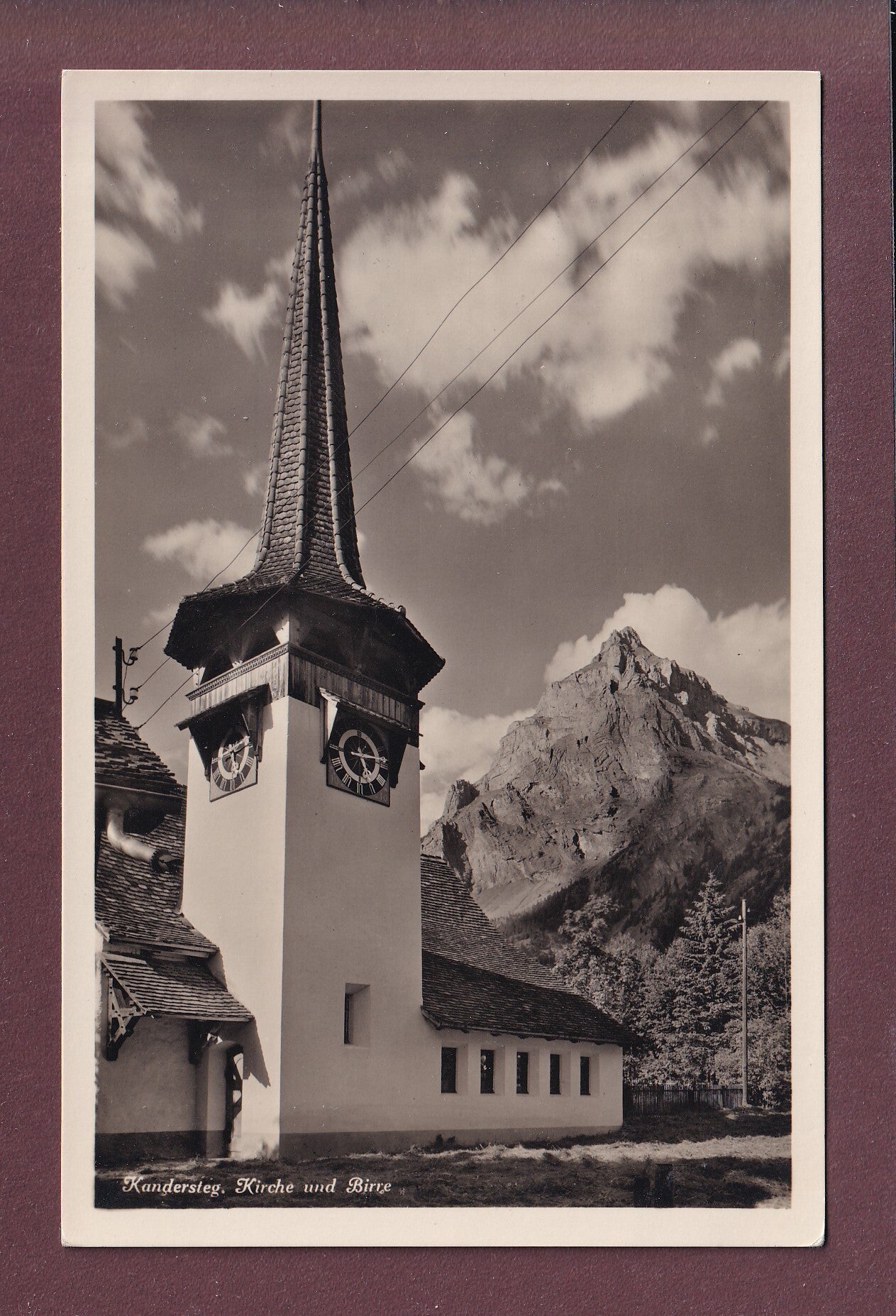 KANDERSTEG - Kirche - Birre
