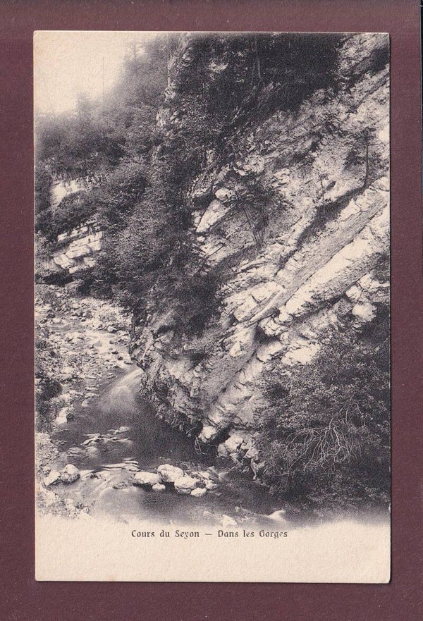 Cours du SEYON - Dans les gorges