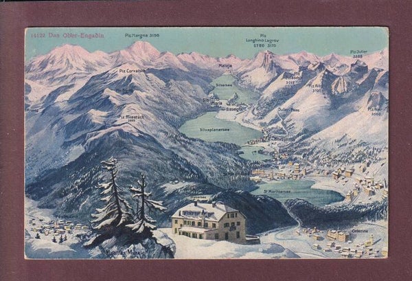 MUOTTAS MURAIGL unter Schnee und Umgebung - 1917