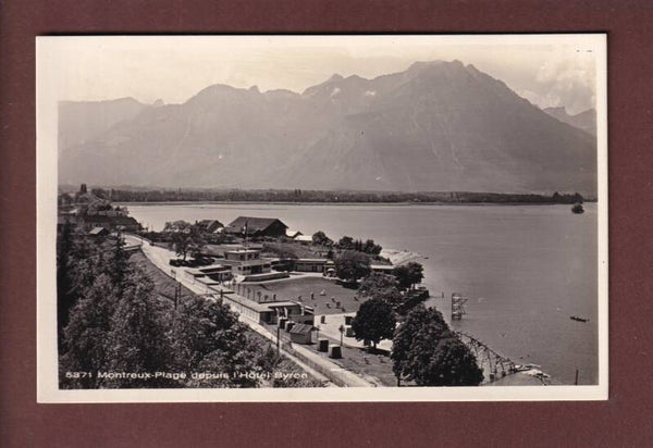 MONTREUX-PLAGE depuis l'Hôtel Byron