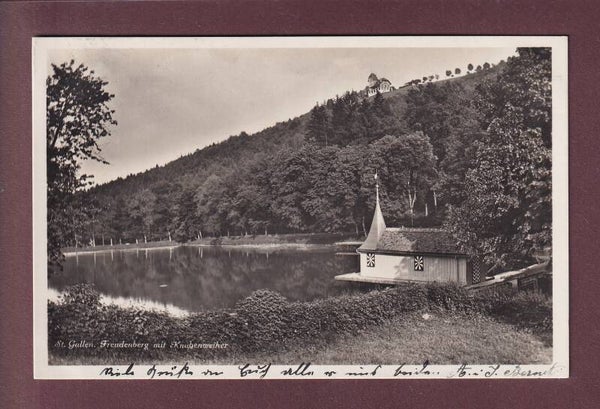 ST. GALLEN - Freudenberg - Knabenweiher - 1930