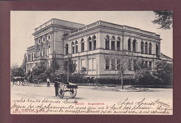 ZÜRICH - Augenklinik - 1905