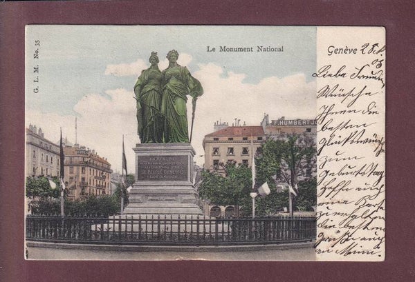 GENEVE - Monument National - 1903