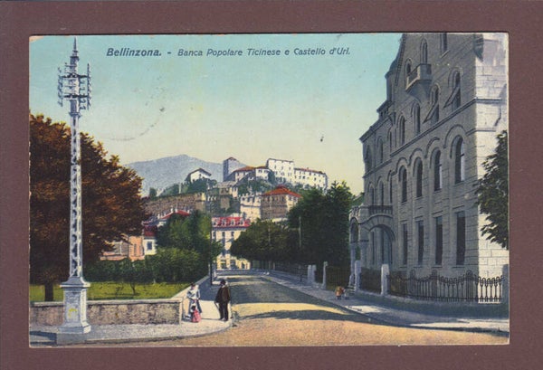BELLINZONA - Banca Popolare - Castello d'Uri - Feldpost
