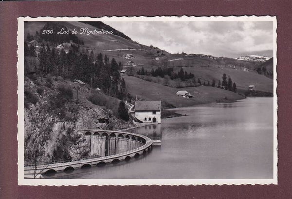 LAC DE MONTSALVENS - Barrage - 1945 Feldpost