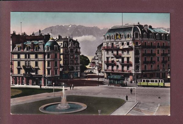 VEVEY - Place de la Gare - Tram