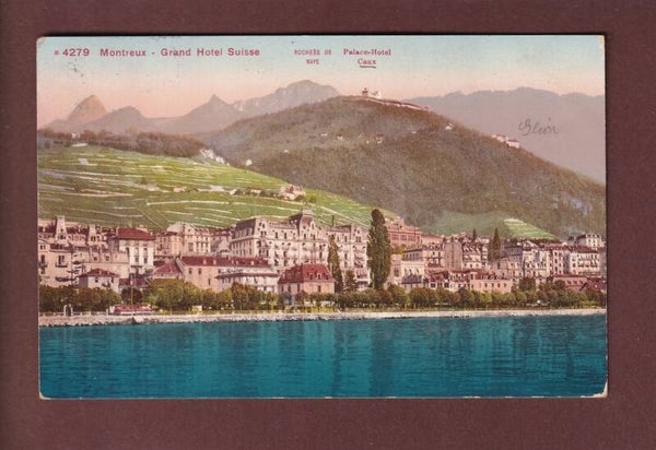 MONTREUX depuis le Lac