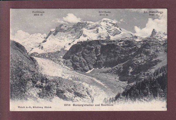 GORNERGLETSCHER - Breithorn - 1906