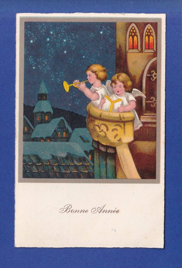 NOUVEL AN - Enfants - Neige - 1936