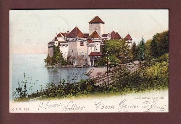 Château de CHILLON - 1905 CPN