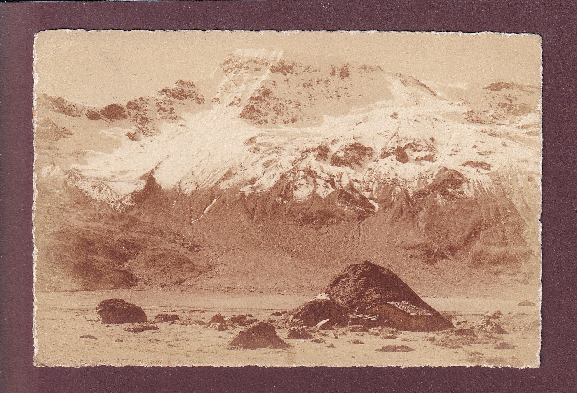 Adelboden - ALP ENTSCHLIGEN - Wildstrubel - E. Gyger - 1933