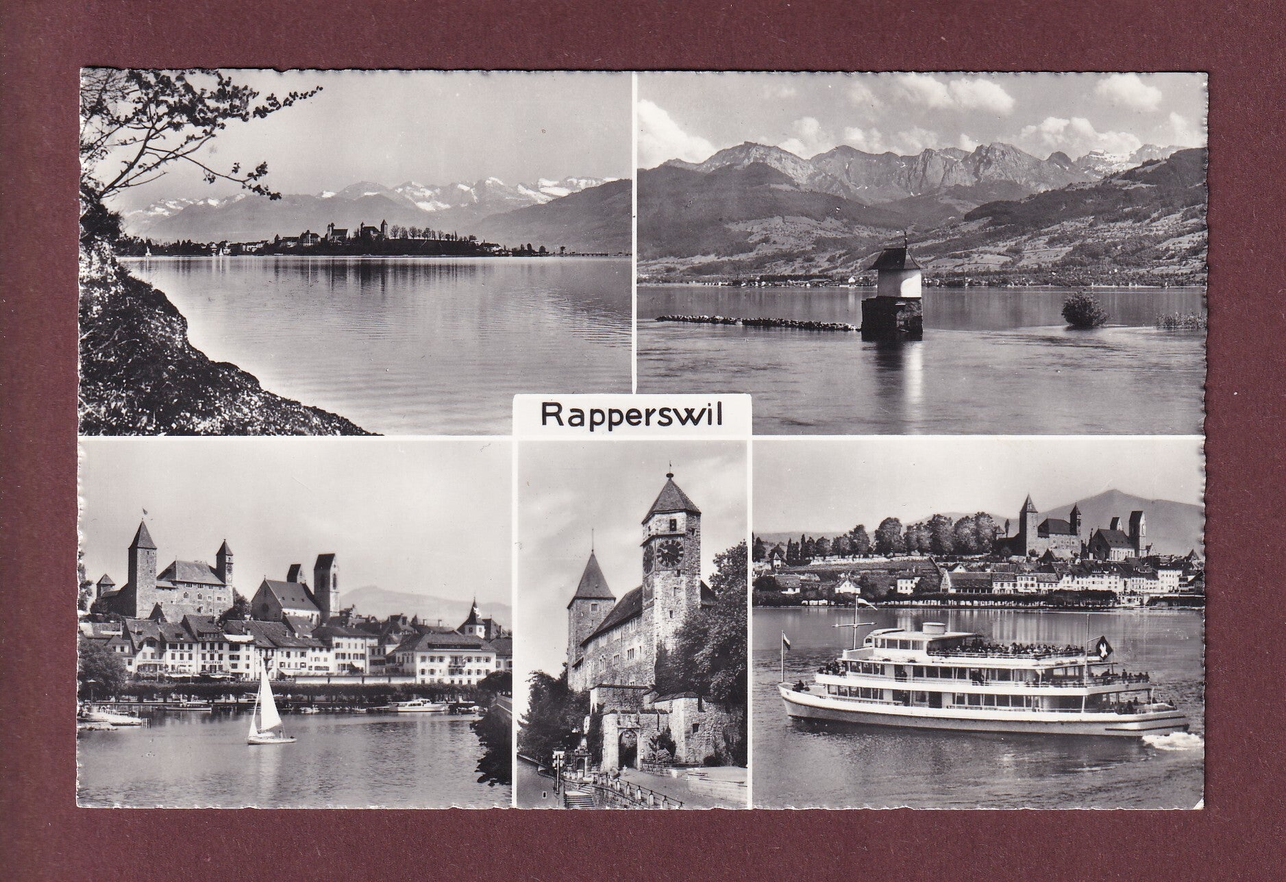 RAPPERSWIL - 5 Bilder - 1959