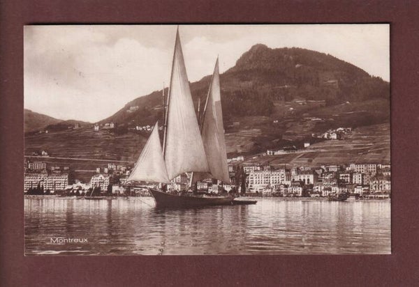 MONTREUX - Barque du Léman - 1926