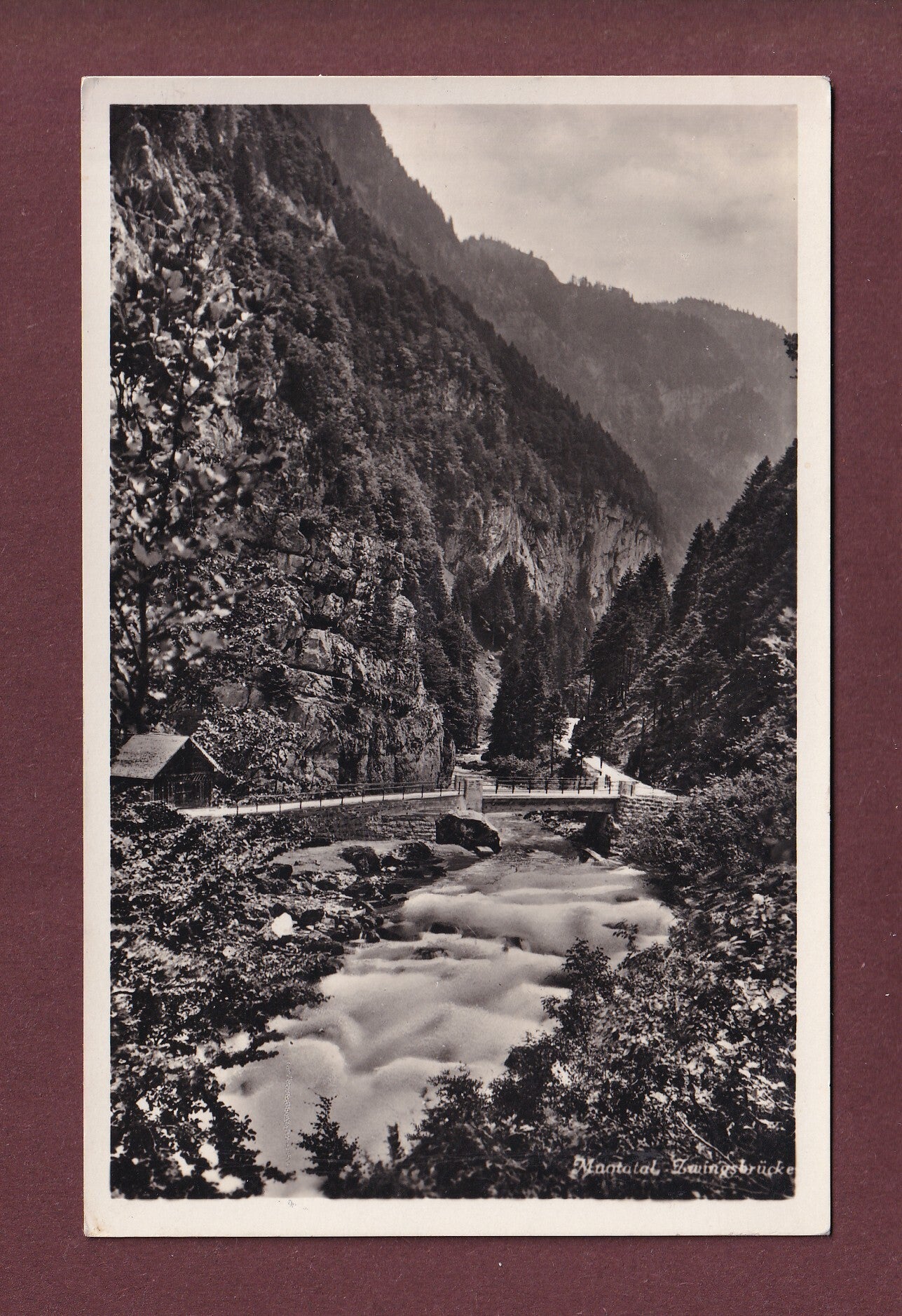 MUOTATHAL - Zwingsbrücke - 1935