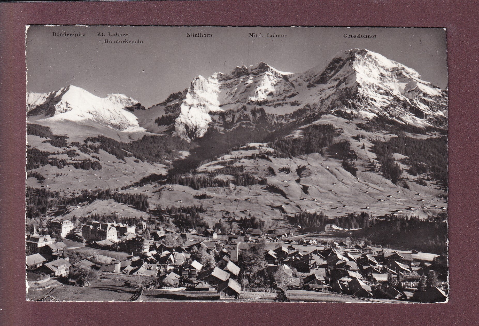 ADELBODEN - Bonderspitz - Grosslohner