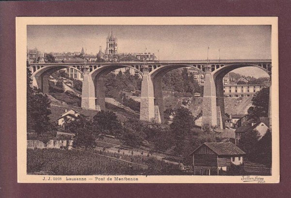 LAUSANNE - Pont de Montbenon (Chaudron)