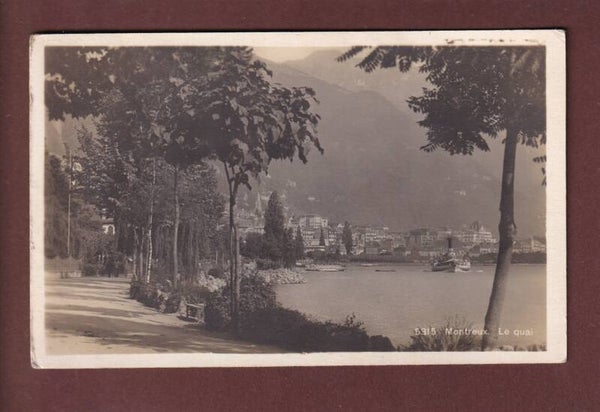 MONTREUX - Quai - Bateau CGN