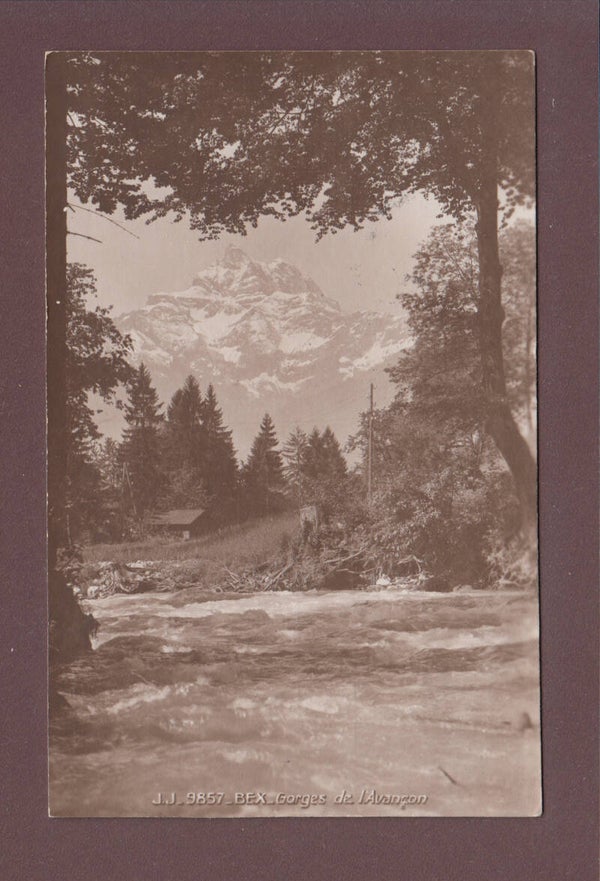 BEX - Gorges de l'Avançon - 1921