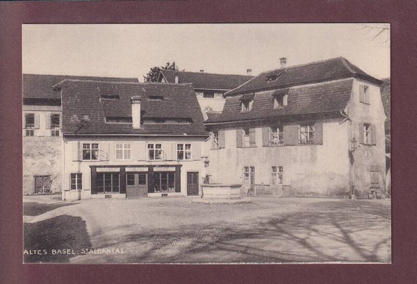 Altes BASEL - St. Albantal - Atelier Alfred Nock
