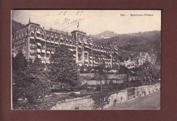 MONTREUX - Palace - 1913