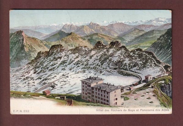 ROCHERS DE NAYE - Hôtel - Train - 1908 CPN