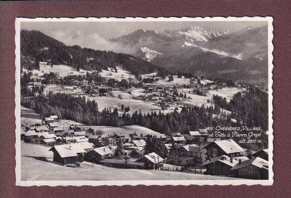CHESIERES-VILLARS - Tête à Pierre Grept - 1946