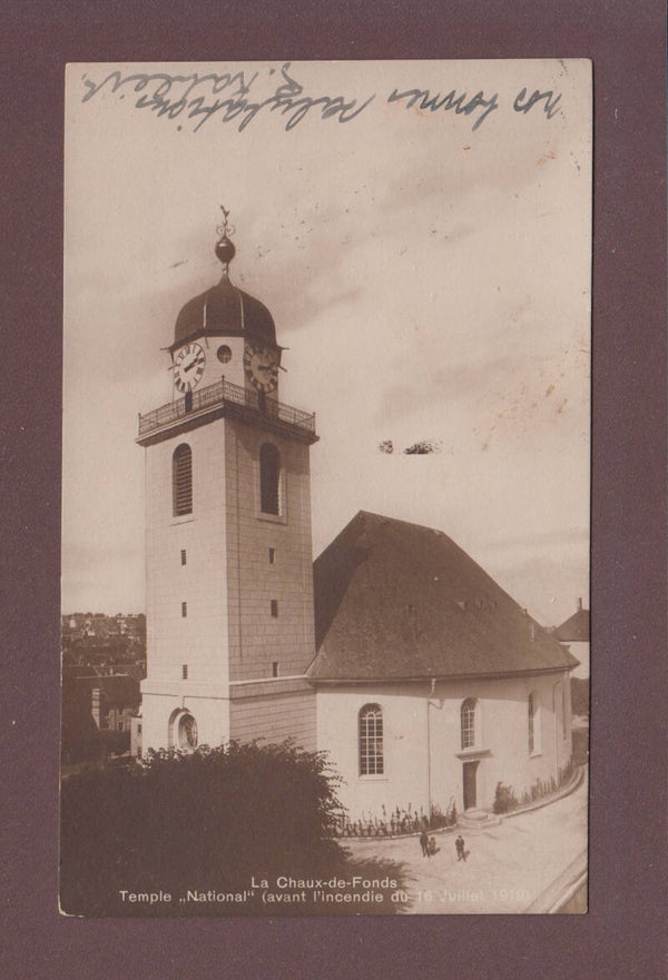 LA CHAUX-DE-FONDS - Temple National - 1924