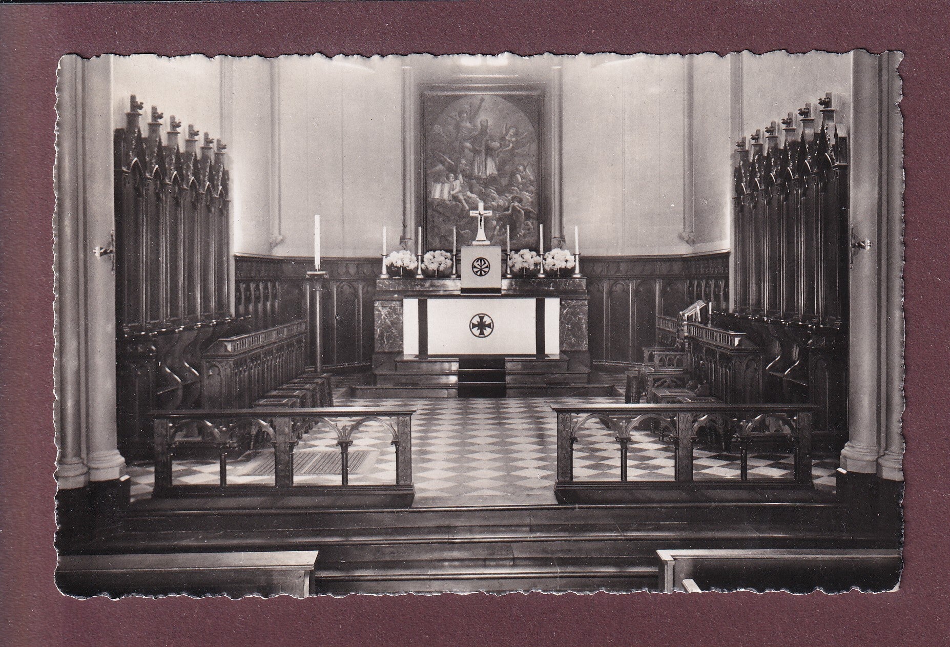 MORGES - Eglise catholique - Chœur - 1949