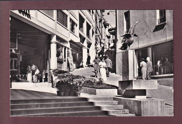 LUGANO - Via Cattedrale - 1959