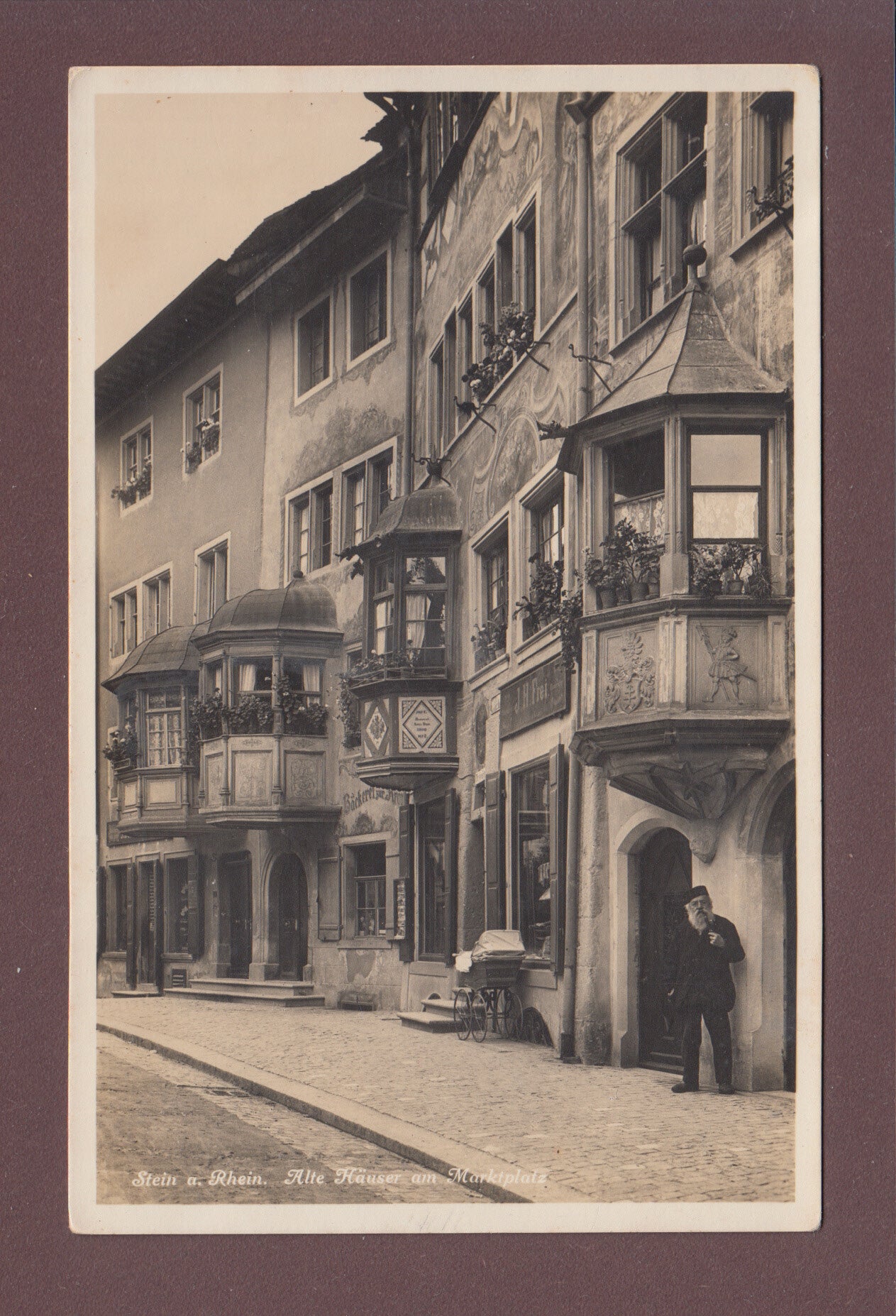 STEIN AM RHEIN - Am Marktplatz - Mann - 1934