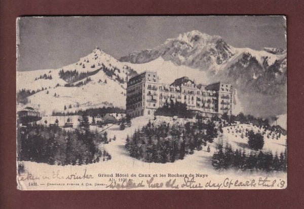 Grand Hôtel de CAUX - 1907