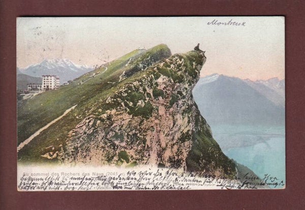 Sommet des ROCHERS DE NAYE - Hôtel - 1905