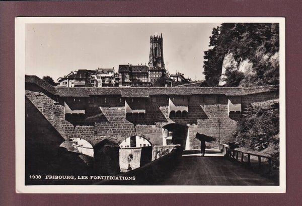 FRIBOURG - Les fortifications - 1937